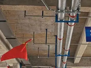 察哈尔右翼前管廊支架的安装方法